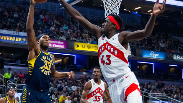 Indiana Pacers Myles Turner Pascal Siakam Toronto Raptors